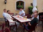 Abendlicher Ausklang in Immenstaad am Bodensee in der Pizzeria " Rustica "