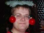 ich glaube das Bild des Jahres...   " Weihnachtlich geschmückter Chris DH3SBW " *ggg*